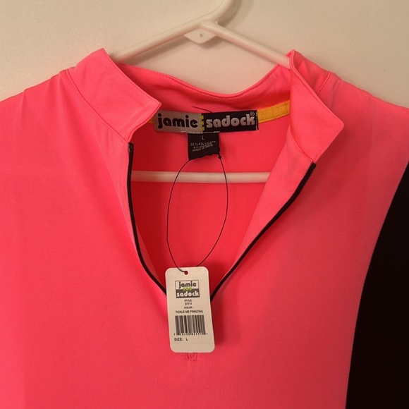Jamie Sadock , Tickle Me Pink, Top, Size Large, NWT - Picture 2 of 5